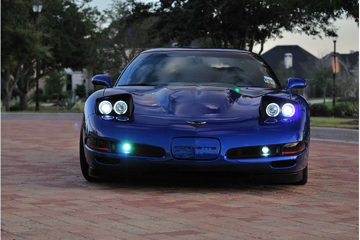 Customer's C5 corvette gets HIDs and LEDs | Oznium Forum