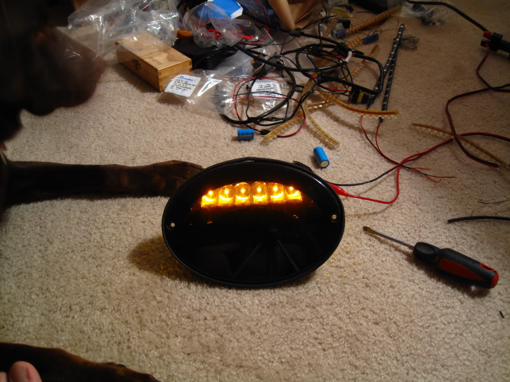 Amber LED turn signals with Red lens (no inserts needed) Oznium Forum
